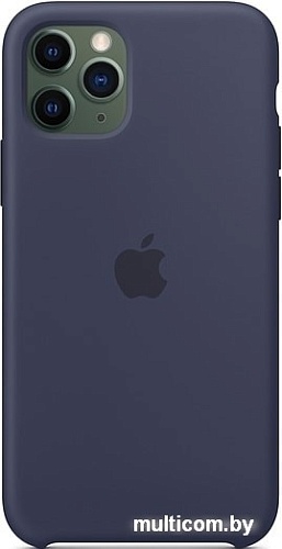 Чехол Apple Silicone Case для iPhone 11 Pro (темно-синий)