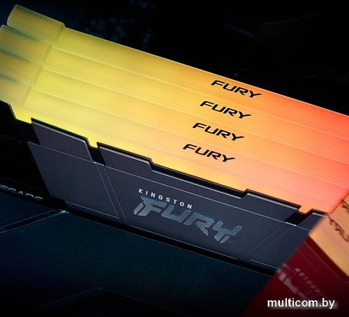 Оперативная память Kingston FURY Renegade RGB 2x8ГБ DDR4 3200МГц KF432C16RB2AK2/16