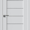 Межкомнатная дверь ProfilDoors 71U 90x200 (аляска, стекло графит)
