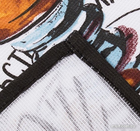 Полотенце Доляна Любимый кофе 4193934 (белый)