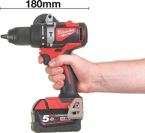 Ударная дрель-шуруповерт Milwaukee M18 BLPD2-502X 4933464517 (с 2-мя АКБ 5 Ач, кейс)