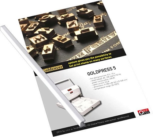 Металлический канал для переплета OPUS O.Simple Channel 304x5 мм OSC05BIA30425 (25 шт, белый)