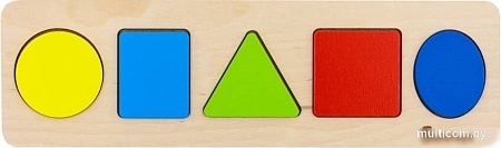 Головоломка Alatoys Рамка-вкладыш. Фигуры ПЗЛ1025