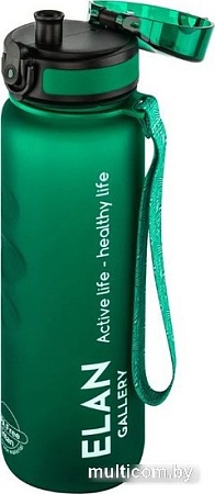 Бутылка для воды Elan Gallery Style Matte 1л 280143 (темно-зеленый)