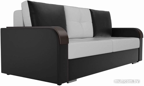 Диван Лига диванов Мейсон 102154 (белый/черный)