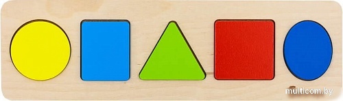 Головоломка Alatoys Рамка-вкладыш. Фигуры ПЗЛ1025