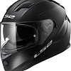 Мотошлем LS2 FF320 Steam Evo Solid (M, black)