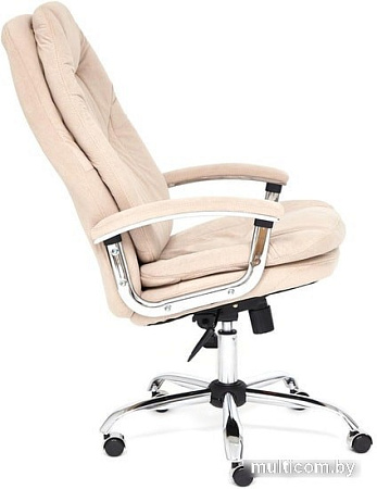 Кресло TetChair Softy LUX (флок, бежевый)
