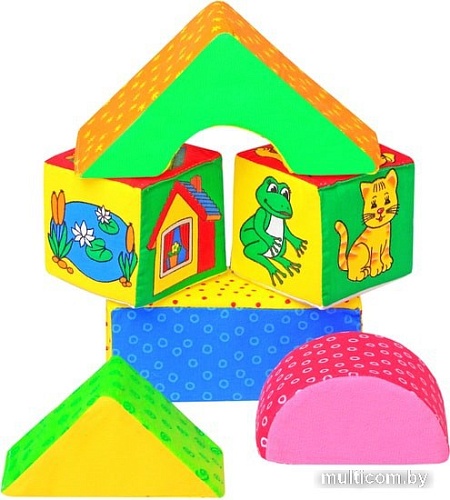 Кубики Мякиши Домики 054