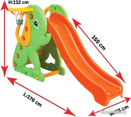 Горка Pilsan Elephant Slide 06160