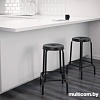 Табурет Ikea Роскуг (черный) 603.558.37