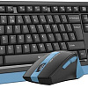 Офисный набор A4Tech Fstyler FGS1035Q (черный/синий)