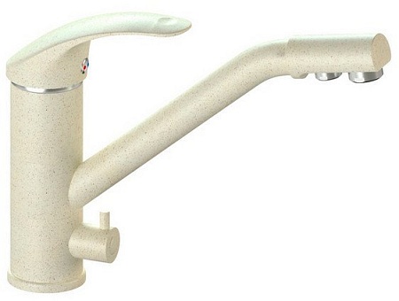 Смеситель MARRBAXX Карельский камень КМ010/Q2 (бежевый)