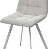 Стул M-City Ричи 688M05747 (H-09 светло-серый велюр/белый)
