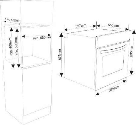 Духовой шкаф Weissgauff EOA 69 AN