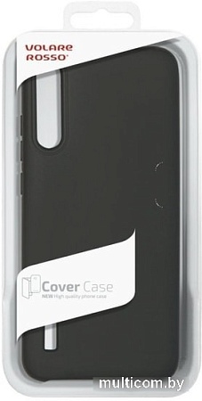 Чехол VOLARE ROSSO Suede для Xiaomi Mi A3 (черный)