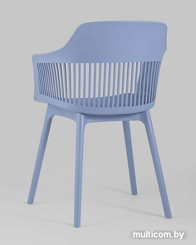 Стул с подлокотниками Stool Group Crocus c подушкой (голубой)