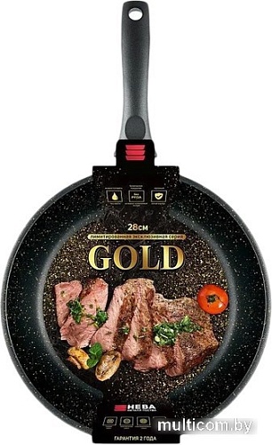 Сковорода НМП Gold PR128