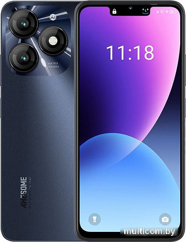 Смартфон Itel A70 3GB/128GB (черный)