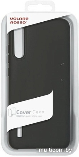 Чехол VOLARE ROSSO Suede для Xiaomi Mi A3 (черный)