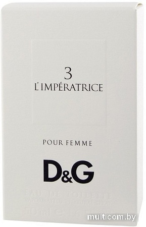 Dolce&Gabbana 3 L'Imperatrice EdT (50 мл)