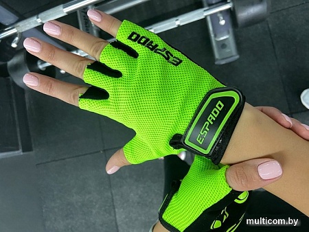 Перчатки для фитнеса Espado ESD004 (XS, зеленый)