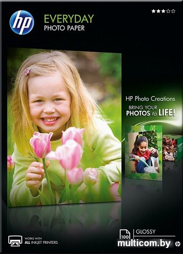 Фотобумага HP Everyday Glossy Photo Paper A4 100 листов [Q2510A]