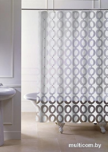 Шторка-занавеска для ванны Primanova Half Moon D-60022