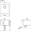 Кухонная мойка Aquasanita Simplex SQS100W (silica 111)