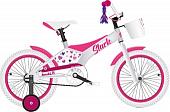Детский велосипед Stark Tanuki 16 Girl 2021 (белый/розовый)