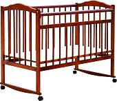 Детская кроватка Bambini 01 (светлый орех)