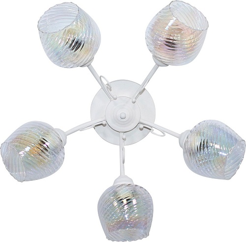 Светильник Элетех Дези НПБ 01-5x60-129 1005405399 (151 белый муар)