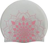 Шапочка для плавания Elous Мандала EL009 (серебристый)