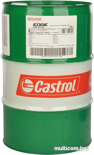 Моторное масло Castrol EDGE 5W-30 LL 60л