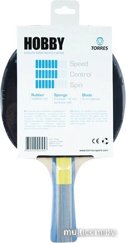 Ракетка для настольного тенниса Torres Hobby TT0003