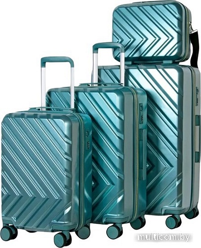 Чемодан-спиннер Mironpan 77061 71 см (изумрудный)