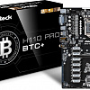 Материнская плата ASRock H110 PRO BTC+