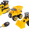 Конструктор Nikko Junior Builder 40031 3 in 1 Builder: Truck, Wheel Loader, Dozer