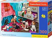 Пазл Castorland Щенки в спальне B-030392