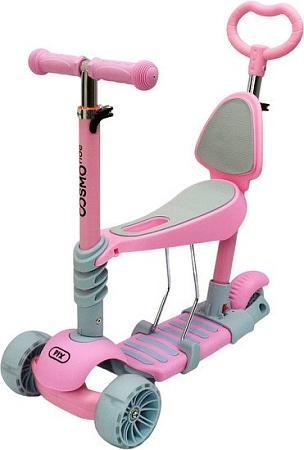 Трехколесный самокат Cosmoride Pix CP101 (розовый)