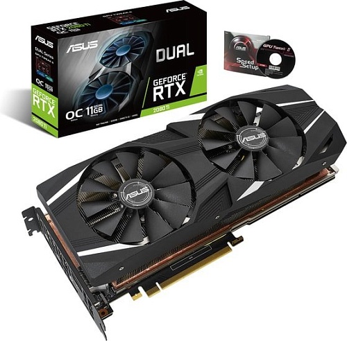 Видеокарта ASUS Dual GeForce RTX 2080 Ti OC 11GB GDDR6 DUAL-RTX2080TI-O11G