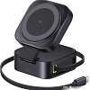 Сетевое зарядное Baseus PicoGo Series 2-in-1 Magnetic Wireless Charger Qi2 67W P10276800123-00 (черный)