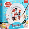 Набор для создания поделок/игрушек Раскрась и подари Тарелка-раскраска Котики T-1001