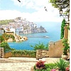 Фотообои Citydecor Фреска Италия 3D с защитным покрытием 200x254