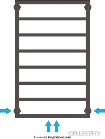 Полотенцесушитель Сунержа Канцлер 800x500 00-0254-8050