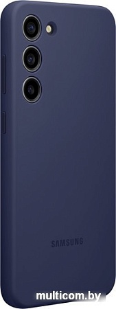 Чехол для телефона Samsung Silicone Case S23+ (темно-синий)