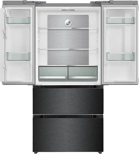 Холодильник Meferi MFR83BLACK IX Total No Frost French Door Comfort