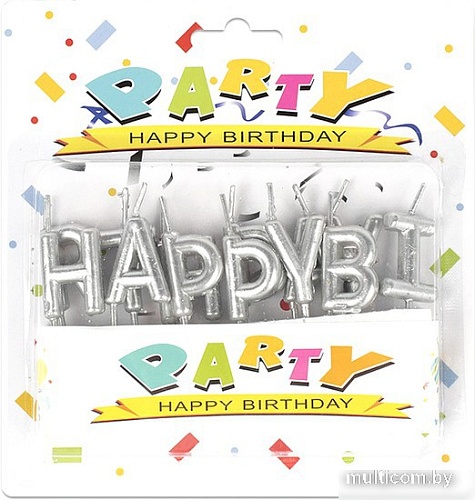 Набор свечей Darvish Happy Birthday DV-H-1111