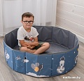 Сухой бассейн UNIX kids Kids Smile 100 см (blue)
