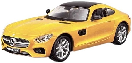 Легковой автомобиль Bburago Mercedes AMG GT 18-43065 (желтый)